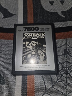 Xevious Atari 7800 System Video Game Cartridge Only 1986 Tested Read