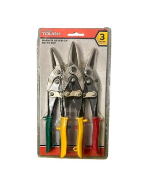 SNIPS SET 3 piece Hyper Tough 10 inch aviation Left Right Straight Cut