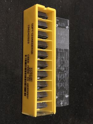 Qty. 10, Kennametal SDPT1204EDERGB KC520M Carbide Milling Insert. SDPT43EDER8GB