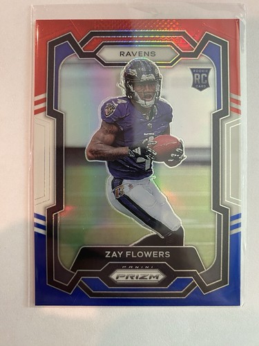 2023 Panini Prizm - Rookies Red White & Blue Prizm #307 Zay