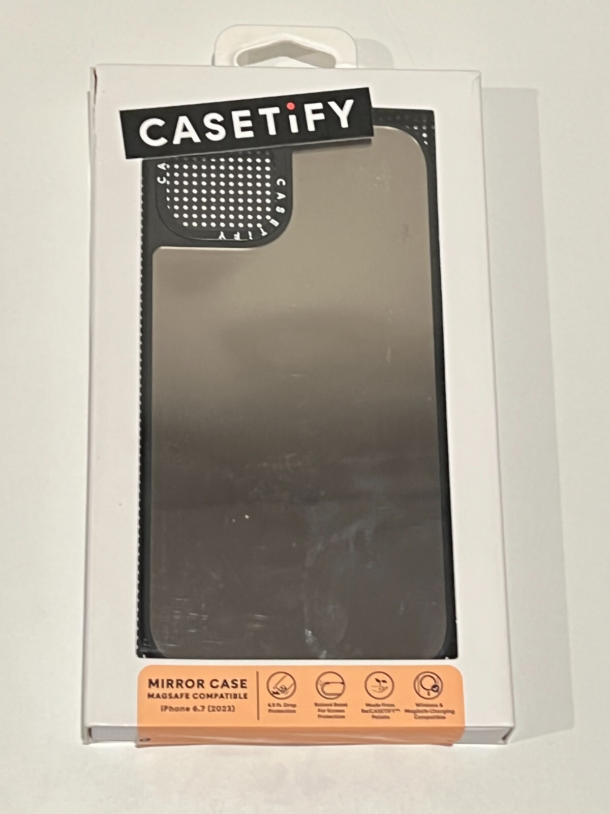 CASETiFY Mirror Case w/ Magsafe for iPhone 15 Plus - Silver