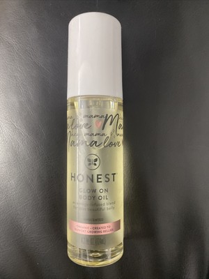 The Honest Company, Glow On Body Oil, Unscented, 4.2 fl oz (124 ml)