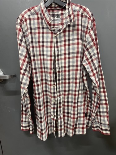 THE NORTH FACE★22SS MULTI PLAID L/S SHIRTS_NH8LN07 The North Face Men Multicolor Plaid Long Sleeve Button Down