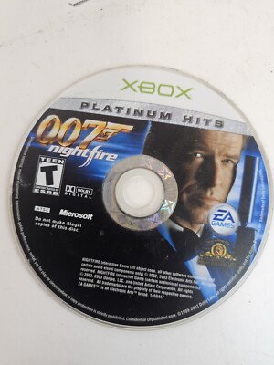 james bond 007 nightfire xbox disc only HEAVILY SCRATCHED
