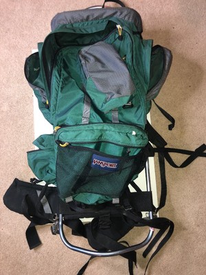 jansport scout external frame backpack