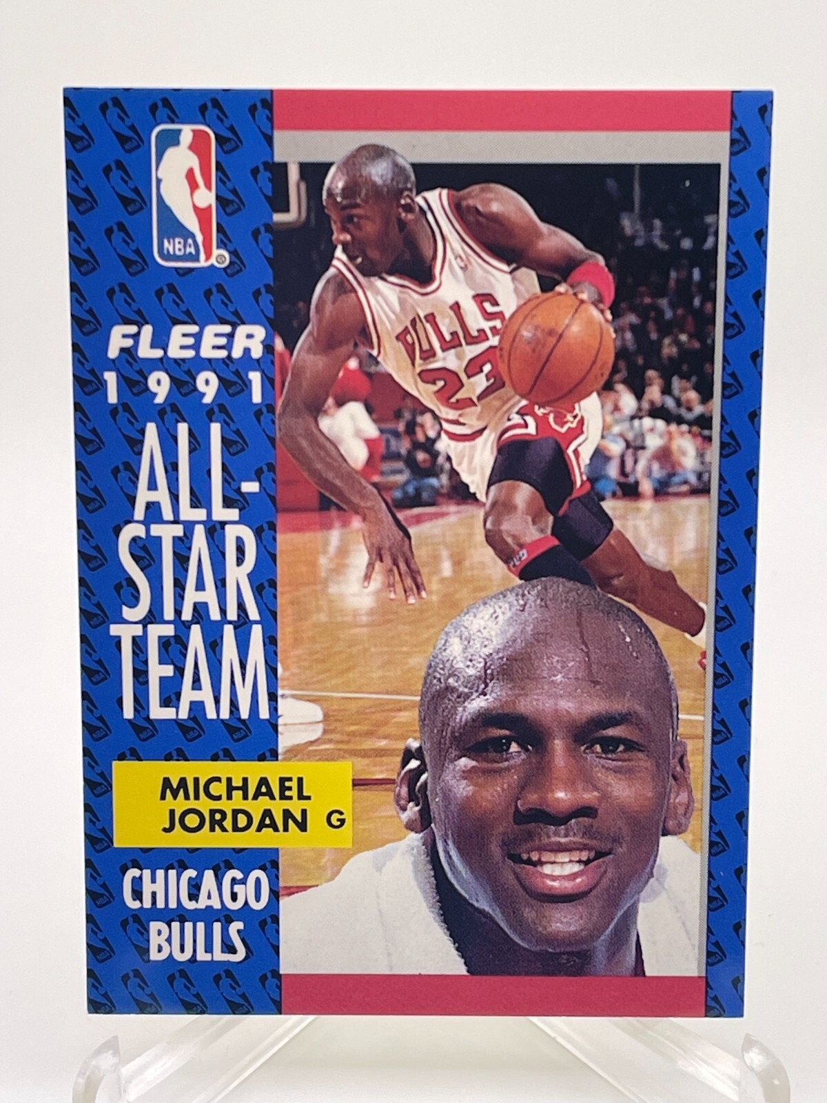 Michael Jordan 1991-92 Fleer All-Star Team #211 Xe1X 12 | eBay