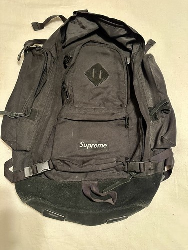 SUPREME 20th SS06 Black Canvas Backpack Box Logo Vintage | eBay SUPREME 20th SS06 Black Canvas Backpack Box Logo Vintage | eBay