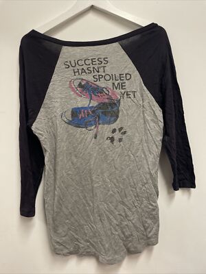 new Trunk Ltd the raglan t shirt success hasn't spoiled me yet gray sz m