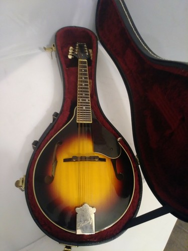 Kentucky KM140S Standard Model A Mandolin SUNBURST w TKL Locking Hard Case EUC