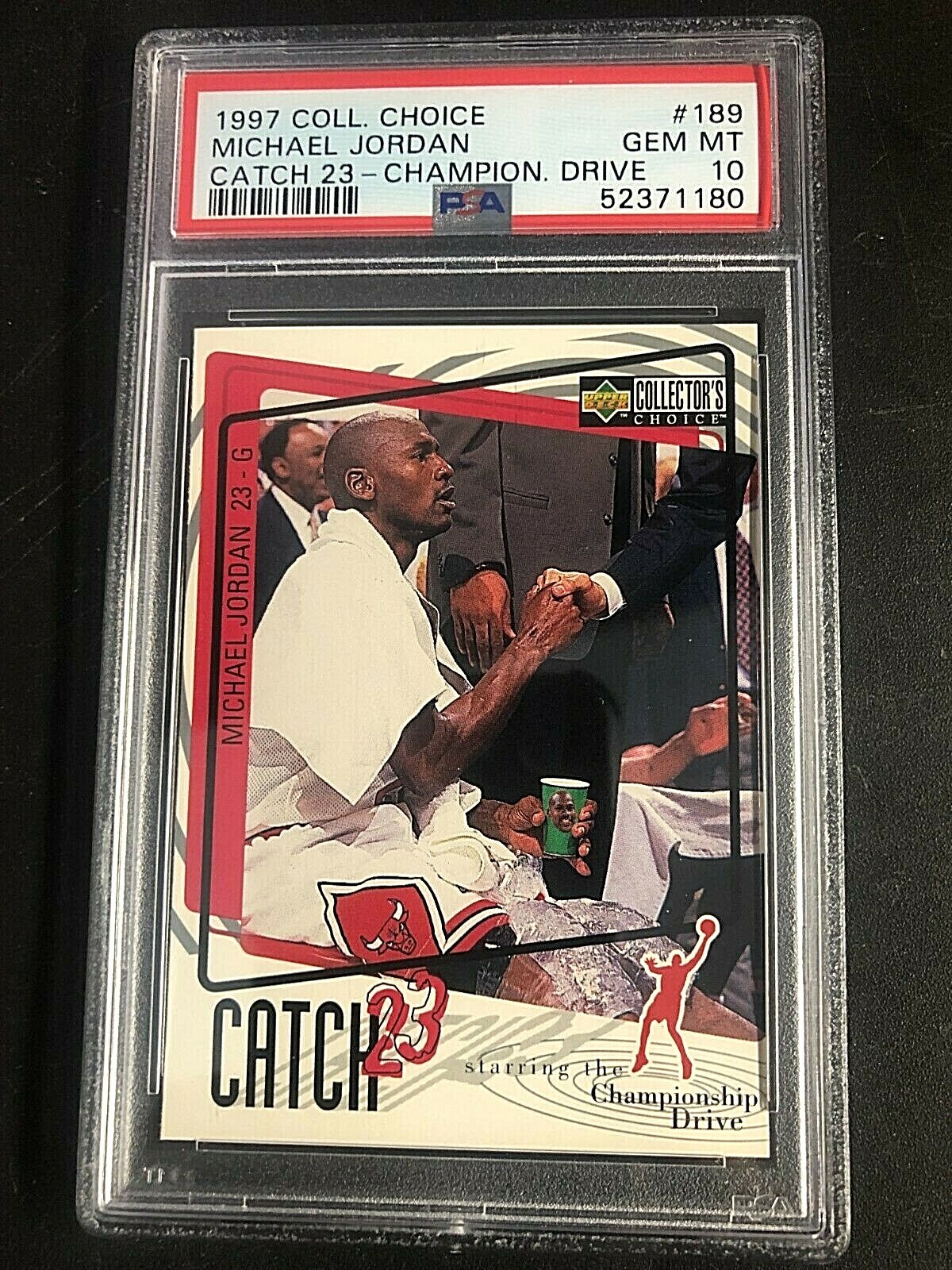 Michael Jordan 1997 Collector's Choice Catch 23 Card #189