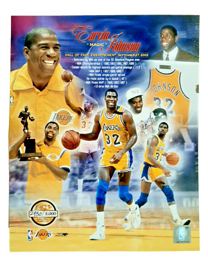 Magic Johnson 2002 HOF Photo Collage