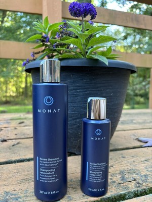 NEW - Monat Renew Shampoo Infused w/ Rejuveniqe 8 fl oz & 4 fl oz