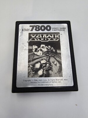 Xevious (Atari 7800, 1987) TESTED 