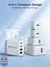 Aioneus USB C Charger Block, 40W Fast Charging Block Type C Charging Block 4-Port Dual Port PD+QC Wall Charger Head Cube for iPhone 17 16 15 14 13 12 11 Pro Max XS, iPad, Samsung Phone, Tablet