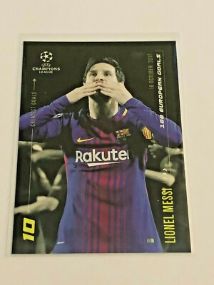 2020 Topps Champions League Soccer By Messi - Lionel Messi - 100 European Goals