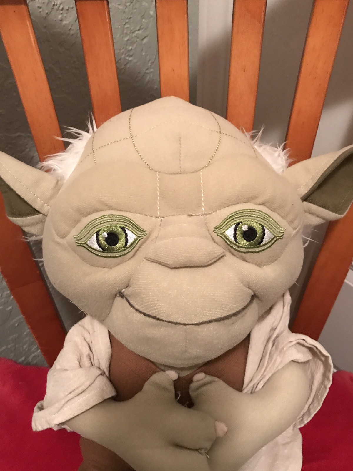 Star Wars Yoda Large Plush Doll 18" Bedding Cuddle Pillow Buddy Cushion eBay