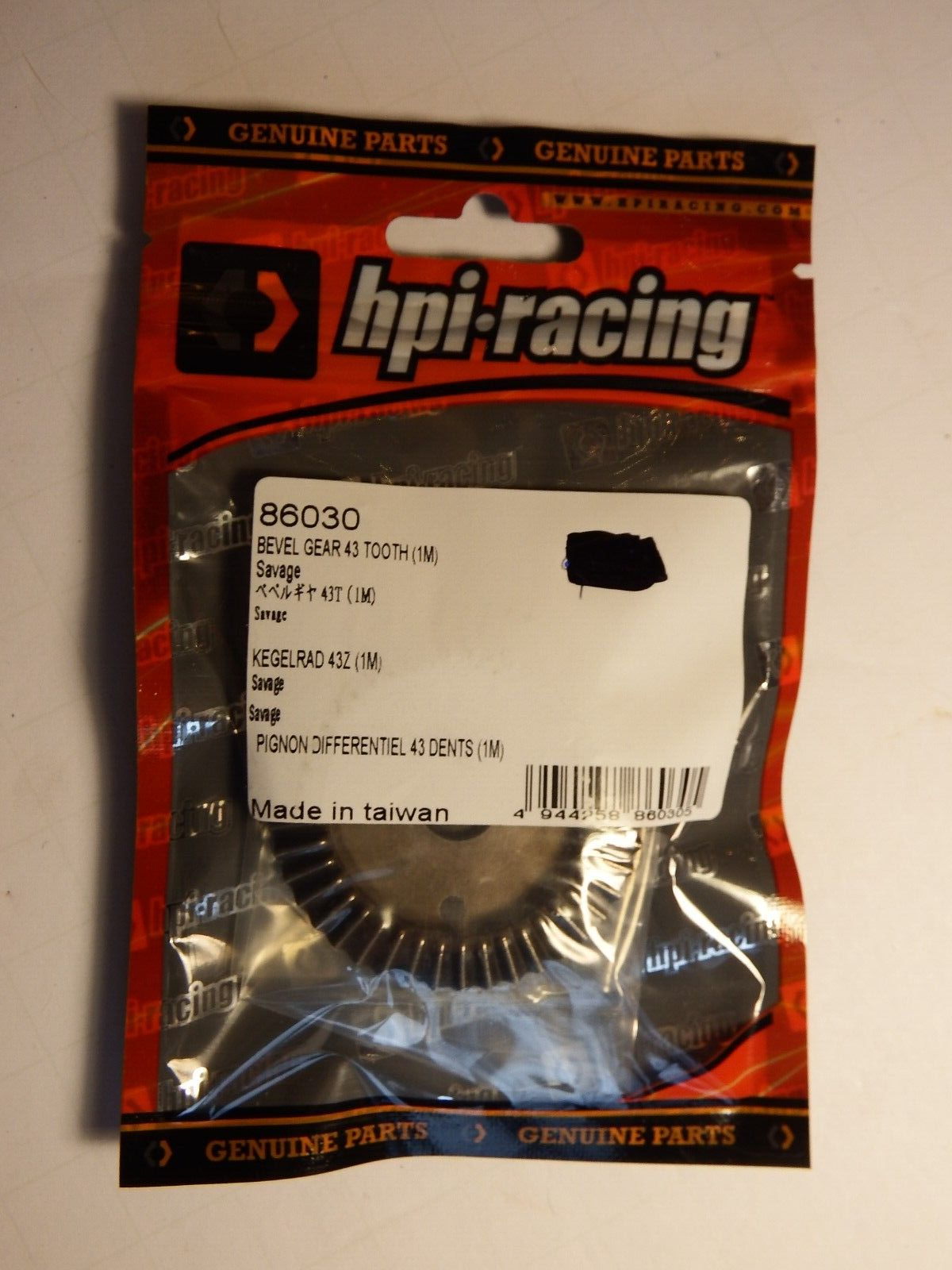 グランドセール HPI 86030 # Model - SAVAGE (1M) TOOTH 43 GEAR BEVEL - Racing アイドル・芸能人グッズ