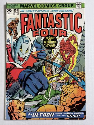 Fantastic Four 150 NM- 1974 Marvel Comics Ultron Wedding