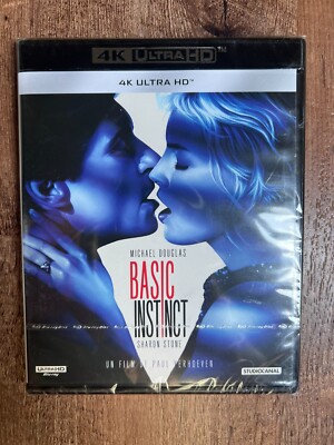 Basic Instinct (4K UHD Blu-ray, 1992, EU Import, Region Free) *NEW/SEALED*