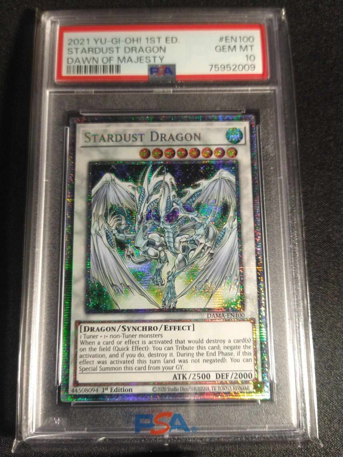 Yu-Gi-Oh! Stardust Dragon DAMA-EN100 1st Edition Starlight Yu-Gi-Oh! Stardust Dragon DAMA-EN100 1st Edition Starlight