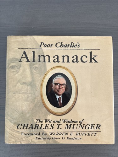 洋書 Poor Charlie's Almanack Charles Munger Poor Charlie's Almanack: The Wit and Wisdom of Charles T