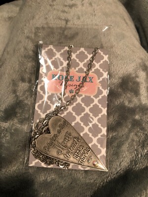 New Teacher Gift Kole Jax Designs Necklace Heart Charm It takes a big heart to 