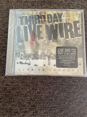 THIRD DAY LIVE WIRE UNOPENED BRAND NEW CD DVD BONUS TRACK 2004 FREE SHIPPING