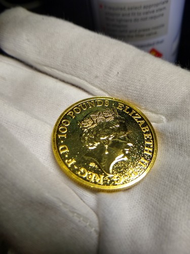 1 oz Gold Great Britain Griffin Queen's Beasts