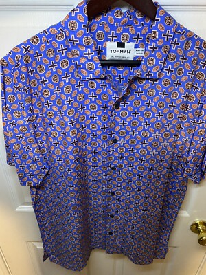 Rare topman casual shirt Size Large