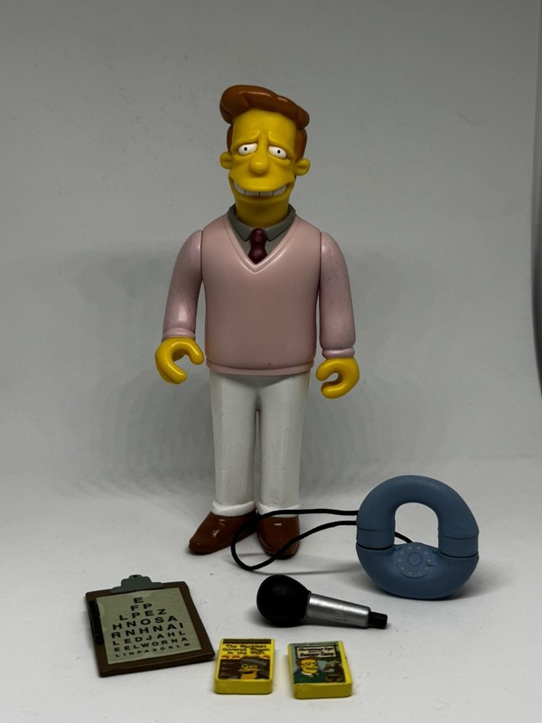 Simpsons Playmates World Of Springfield Figur  Troy Mc Clure Series 1