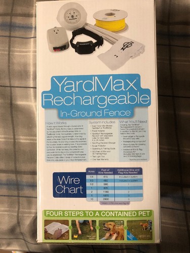 Yard Max Rechargable In-Ground Fence PIG00-11115-14