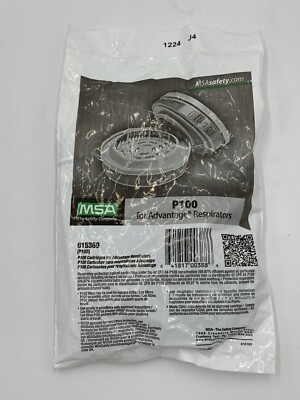MSA 815369 Advantage Low Profile P100 Replacement Cartridge Filters 1 Pair