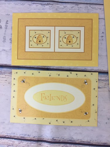 Boyds Bears Collection Bee Happy Scrapbook Stickers Paper Sheets Lot Friends