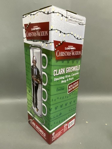 National Lampoons Christmas Vacation Stacking 10 oz Coffee Mugs Clark Griswold
