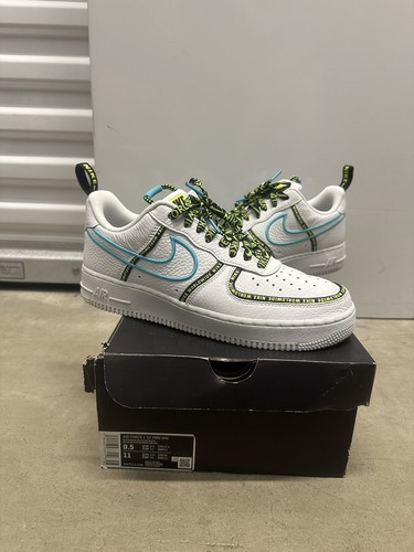 2020 Nike Air Force 1 Low '07 PRM WW Worldwide Blue Fury