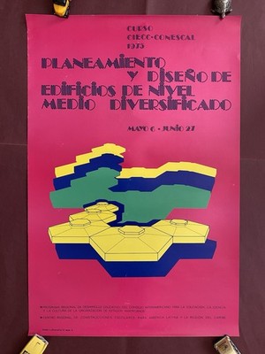 Affiche Planeamiento y Diseno de Edificios de Nivel Medio Diversificado 1975