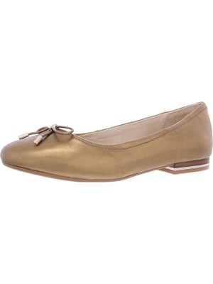 

Женские кожаные балетки без шнуровки KENNETH COLE Gold Balance с круглым носком 8,5, Золотой, KLS0025MB
