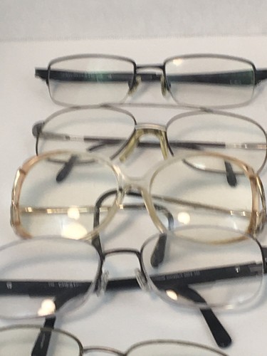 Vintage Eyeglasses Lot of 18 Various Styles Mens Womens Metal Plastic Frames