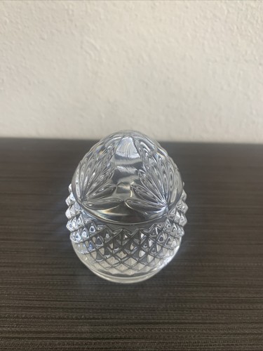 Solid Crystal Egg, Made In France in 1993, 3.5