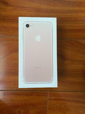 Apple iPhone 7 Rose Gold 128GB Box - EMPTY BOX ONLY
