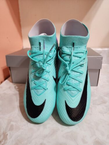 Pre-owned Nike Men Sz. 7.5  Zoom Mercurial Superfly 9 Elite Fg Soccer Cleat Dj4977-300 In Blue