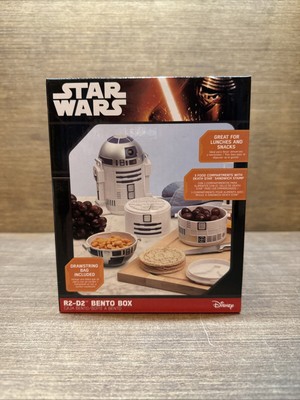 New & Sealed ThinkGeek Disney Star Wars R2-D2 Bento Box Lunch Sandwich Stamp Set
