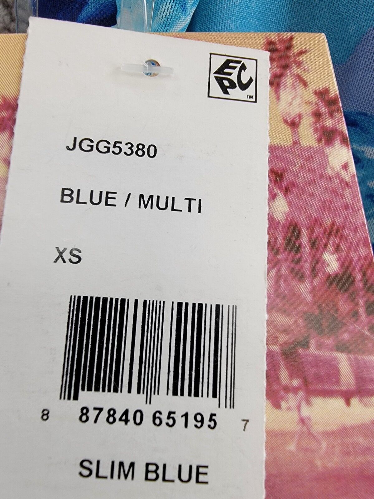 Emerald Sundae Floral Ruched Mesh Tank Dress Juniors' XS Blue Multi Pullover - Picture 15 of 15