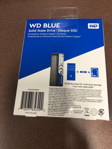Western Digital Blue 3D NAND 250GB Internal (WDS250G2B0B) SSD