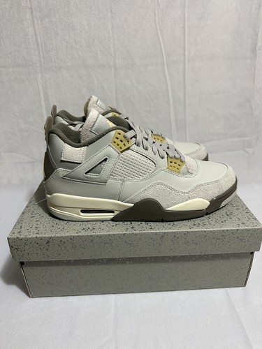 JORDAN AIR JORDAN 4 RETRO SE CRAFT PHOTON DUST DV3742-021 MEN & GS SIZE 4.5-13