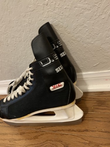 Vic Pro Ice Hockey Skates USA Silver Mens  Size 11 B65