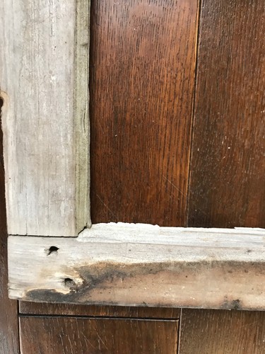 VINTAGE SASH ANTIQUE WOOD WINDOW No Glass FRAME WEDDING DISTRESSED 21” - 25”