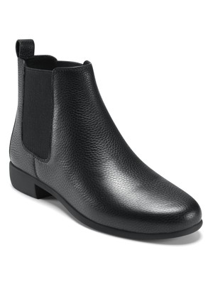

Женские черные танцевальные ботильоны AEROSOLES из эластичной кожи 7,5 м, Черный, STEP DANCE