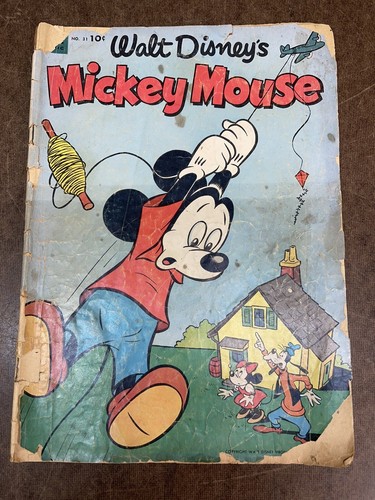 1953 Walt Disney Mickey Mouse Comic Book #31 June-July 1953