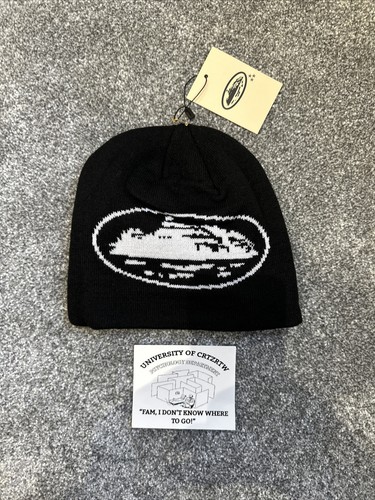 Corteiz ビーニー Alcatraz Skully Corteiz Alcatraz Skully Khaki Green/Yellow - FW23 - US